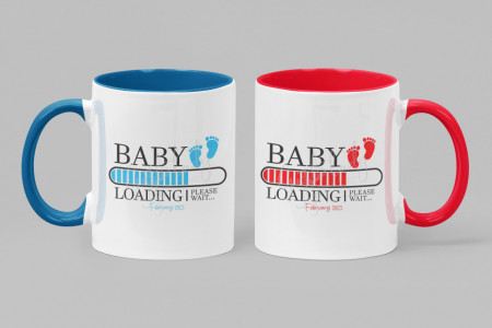 cana personalizata - baby loading