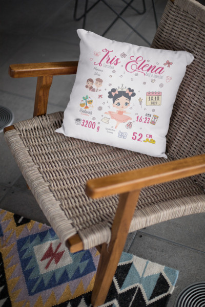 Perna personalizata - Datele bebelusului model 1