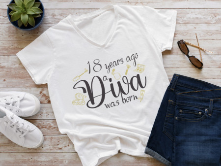 Tricou 18 ani Diva