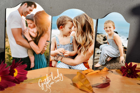 placheta lemn trio personalizata