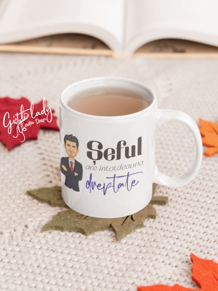 Cana personalizata - Sef