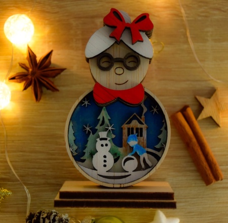 Decorațiune de Crăciun – Om de Zăpadă