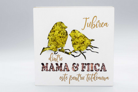 Tablou licheni - mama