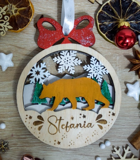Ornament brad nume 3