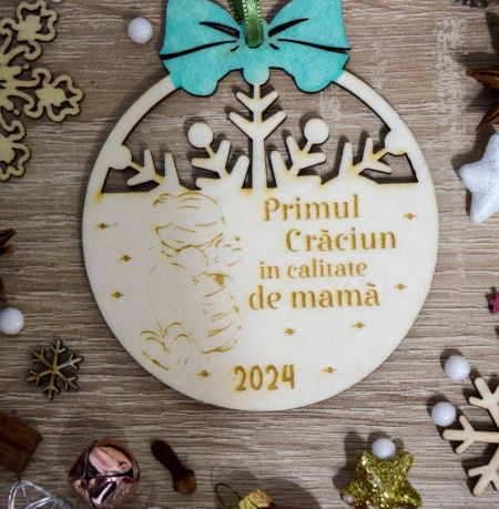Ornament Primul Craciun ca mama