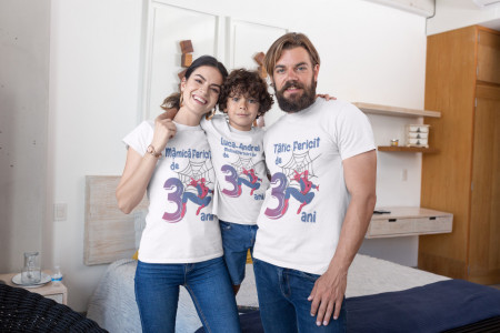 Set tricouri familie - Aniversare tematică