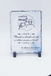 Placheta ardezie personalizata - doctor
