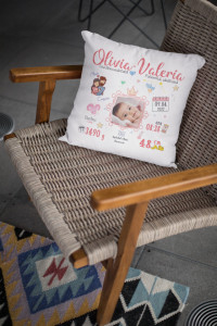 Perna personalizata - Datele bebelusului model 1 - Img 2