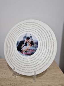 Plachetă personalizată - Melodia noastră - Img 2