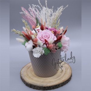 Aranjament floral in vas ceramic - Img 2