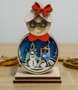 decoratiune craciun om zapada bunicuta