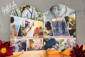 Placheta lemn personalizata colaj