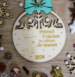Ornament Primul Craciun ca mama