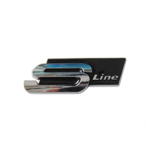 Emblema Crom 3D S-Line Neagra