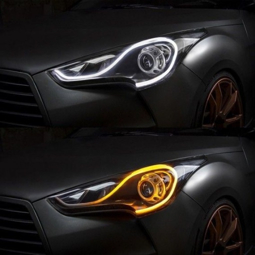 Lumini de zi DRL cu semnalizare tip Neon