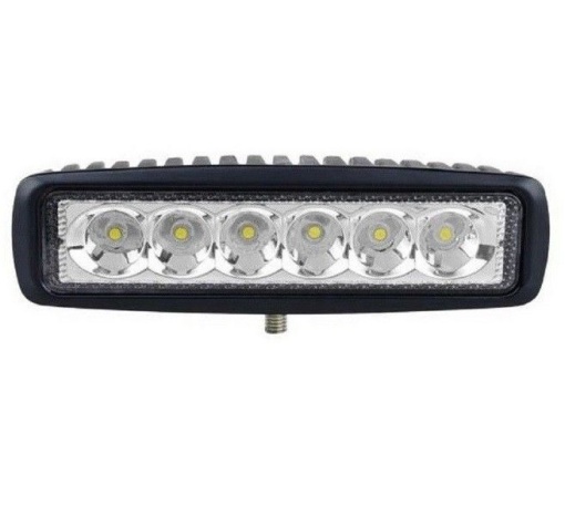 Proiector LED Auto Offroad 18W/12V-24V, 1320 Lumeni, Lungime 16 cm, Spot Beam 25 Grade