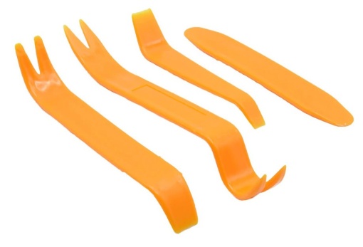 Set Scule Demontare Tapiterie Auto – 4 Piese pentru Plafoniere si Lampi