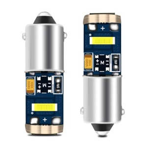 Bec Led BAY9S H21W Alb Canbus 3 SMD 1860 CSP9 12V Fara Polaritate - Img 4