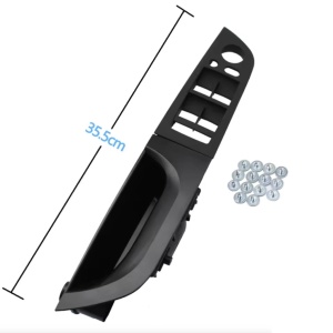 Capac Maner Portiera Sofer, Cu Oglinzi Rabatabile Pentru BMW Seria 3 E90, E91, Negru, 35.5 CM - Img 2