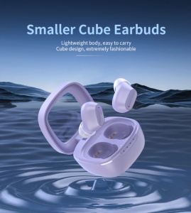Căști Bluetooth TWS in-ear Choetech BH-T23, Violet - Img 3