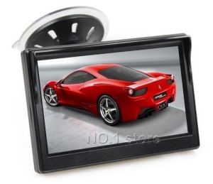 Display Auto LCD 4.3 Inch D701 Cu Ventuza Pentru Parbriz - Img 2
