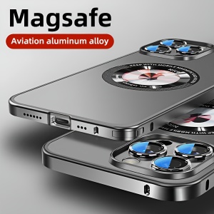 Husă MagSafe iPhone 15 Pro – Metalică, Antișoc, Wireless Charging - Img 3