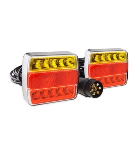 Lampi Magnetice Dreptrunghiulare Pentru Remorca 12V
