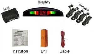 Senzori Parcare Fata Spate Cu 8 Senzori Si Display LED S300-8 - Img 2