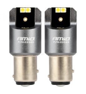Set 2 Becuri Led BAY15D P21/5W Canbus PRO 3030 SMD