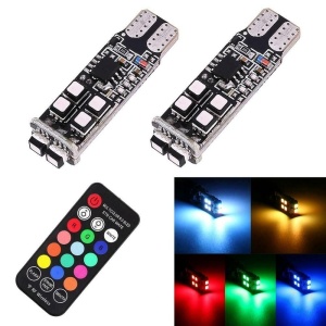 Set 2 Becuri Pozitie RGB cu Telecomanda - Img 1