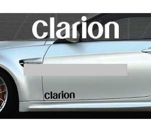 Set 2 buc. sticker auto lateral - CLARION