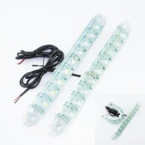 Set 2 Lumini De Zi DRL Flexibile 9 Led 0.5W - Img 2