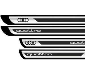 Set Protectii Praguri CROM - Quattro (V2)