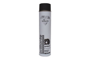 Spray Profesional Reconditonare Jante Negru Mat 600 ml