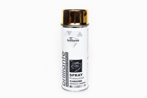 Spray Vopsea Acrilica BRILLIANTE – Crom Auriu, 400 ml