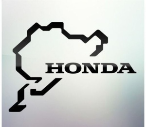 Sticker auto geam Honda