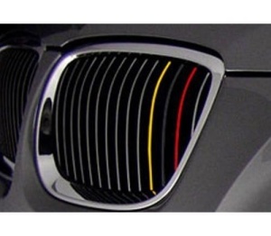Sticker auto pentru grila aer model BMW German Flag