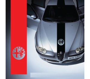 Sticker capota Alfa Romeo (v2)