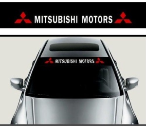 Sticker parasolar auto Mitsubishi
