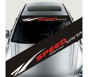 Sticker parasolar auto SPEED