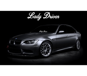 Sticker Parbriz Lady Driven