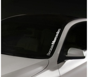 Sticker Parbriz Mercedes