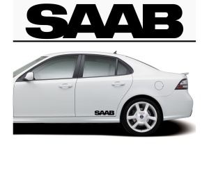 Sticker prag SAAB (set 2 buc)