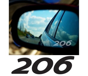 Stickere oglinda Etched Glass - 206