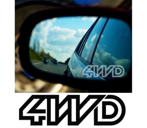 Stickere oglinda Etched Glass - 4WD