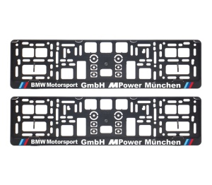 Suporturi Numar Inmatriculare BMW Motorsport