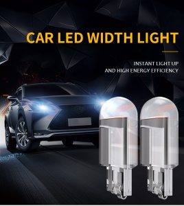 Bec Led T10 (W5W) COB Alb, Rezistent La Apa, Fara Canbus - Img 3