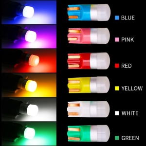 Bec Led T10 (W5W) Galben, Canbus, Rezistent La Apa, 1 SMD 3030 - Img 3