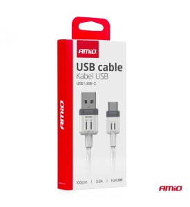 Cablu De Încărcare USB-A - USB-C 3A 100 cm FullLINK - Img 3