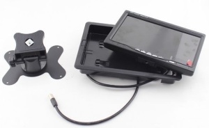 Display Auto LCD 7 Inch 12V - 24V D707 Cu Telecomanda Si Rama Montaj Perete - Img 2